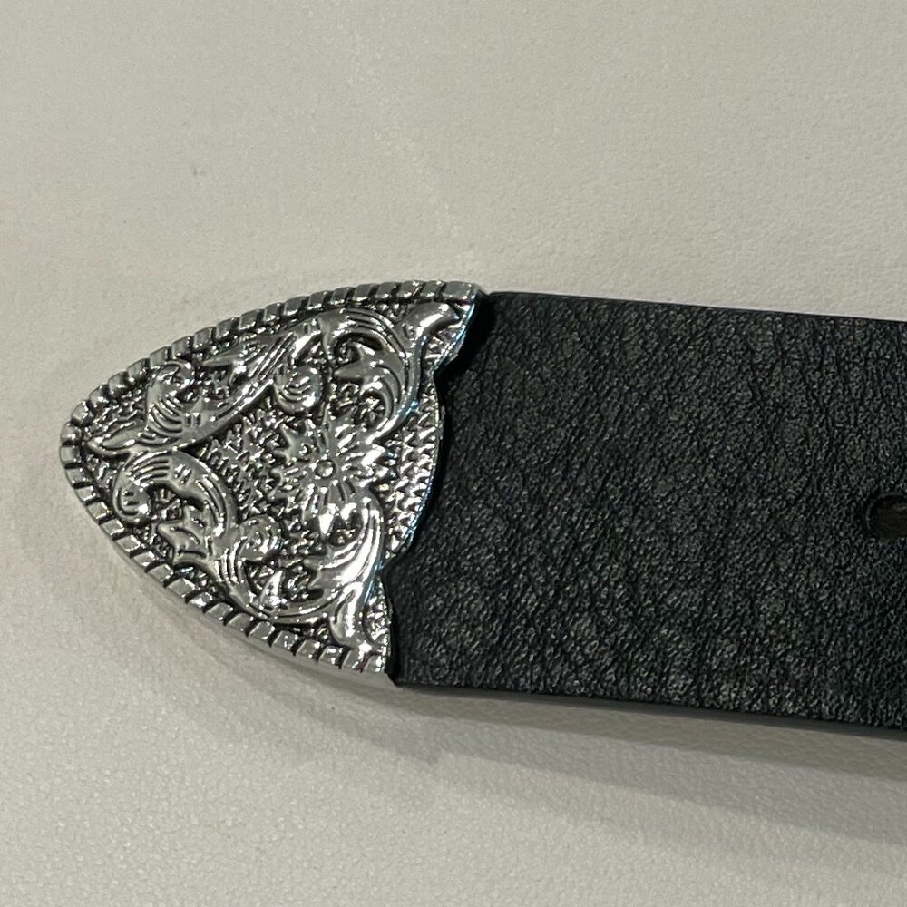 No Boundaries Women's Black Western Belt sz L - Picture 5 of 12